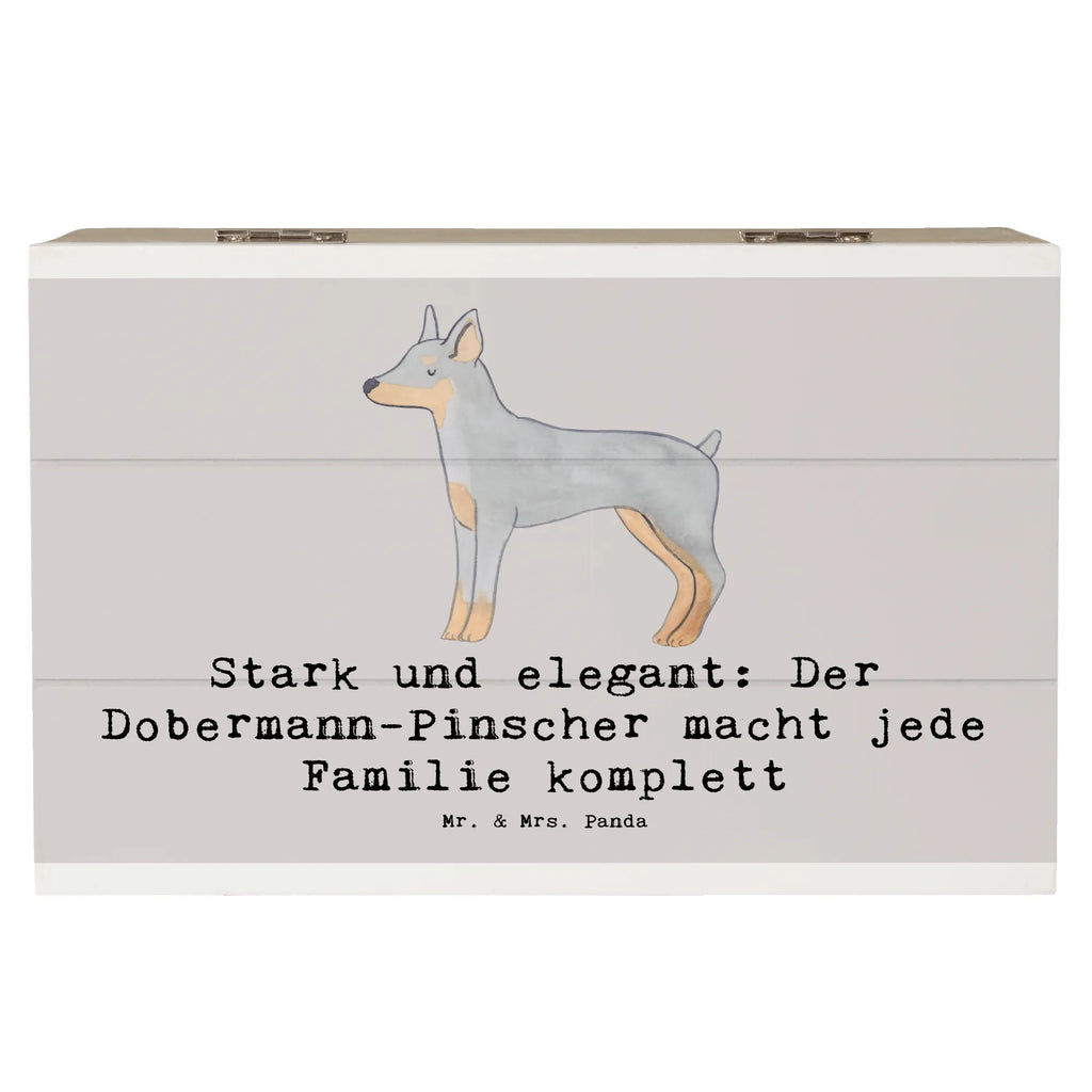 Holzkiste Dobermann Pinscher Aufbewahrungsbox, Dekokiste, Geschenkdose, Geschenkbox, Erinnerungsbox, Kiste, Erinnerungskiste, Holzkiste, Schatzkiste, XXL, Schatulle, Truhe, Hund, Hunderasse, Rassehund, Hundebesitzer, Geschenk, Tierfreund, Schenken, Welpe