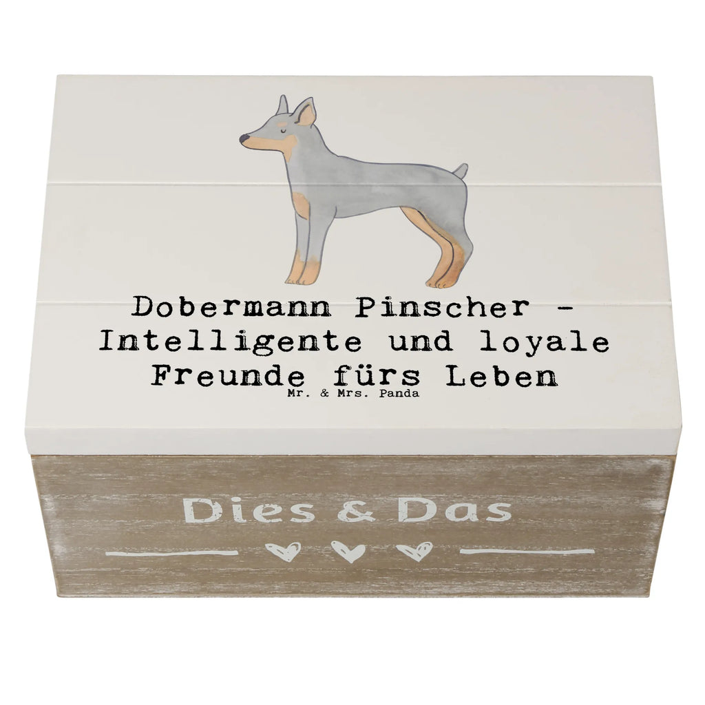 Holzkiste Dobermann Pinscher Freund Schatulle, XXL, Erinnerungsbox, Truhe, Holzkiste, Geschenkdose, Geschenkbox, Aufbewahrungsbox, Erinnerungskiste, Kiste, Dekokiste, Schatzkiste, Hund, Hunderasse, Rassehund, Hundebesitzer, Geschenk, Tierfreund, Schenken, Welpe