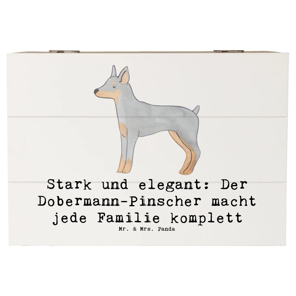 Holzkiste Dobermann Pinscher Aufbewahrungsbox, Dekokiste, Geschenkdose, Geschenkbox, Erinnerungsbox, Kiste, Erinnerungskiste, Holzkiste, Schatzkiste, XXL, Schatulle, Truhe, Hund, Hunderasse, Rassehund, Hundebesitzer, Geschenk, Tierfreund, Schenken, Welpe