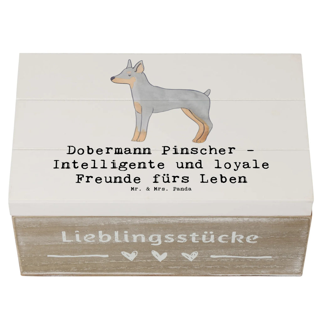 Holzkiste Dobermann Pinscher Freund Schatulle, XXL, Erinnerungsbox, Truhe, Holzkiste, Geschenkdose, Geschenkbox, Aufbewahrungsbox, Erinnerungskiste, Kiste, Dekokiste, Schatzkiste, Hund, Hunderasse, Rassehund, Hundebesitzer, Geschenk, Tierfreund, Schenken, Welpe