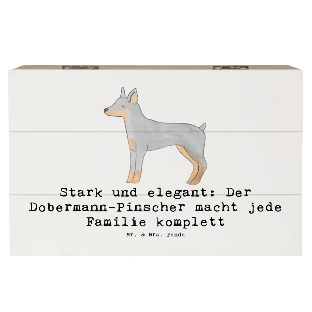 Holzkiste Dobermann Pinscher Aufbewahrungsbox, Dekokiste, Geschenkdose, Geschenkbox, Erinnerungsbox, Kiste, Erinnerungskiste, Holzkiste, Schatzkiste, XXL, Schatulle, Truhe, Hund, Hunderasse, Rassehund, Hundebesitzer, Geschenk, Tierfreund, Schenken, Welpe