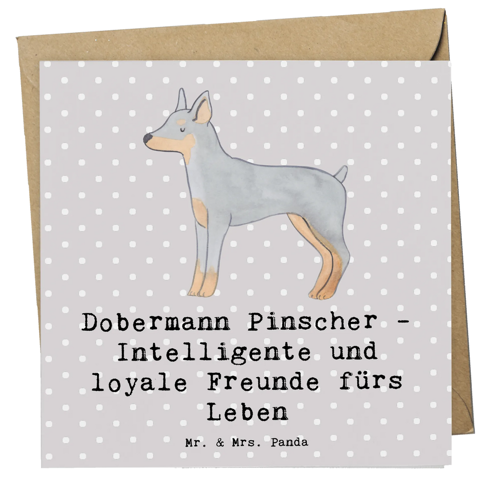 Deluxe Karte Dobermann Pinscher Freund Einladungskarte, Karte, Hochwertige Klappkarte, Grußkarte, Hochwertige Grußkarte, Klappkarte, Glückwunschkarte, Hochzeitskarte, Geburtstagskarte, Hund, Hunderasse, Rassehund, Hundebesitzer, Geschenk, Tierfreund, Schenken, Welpe