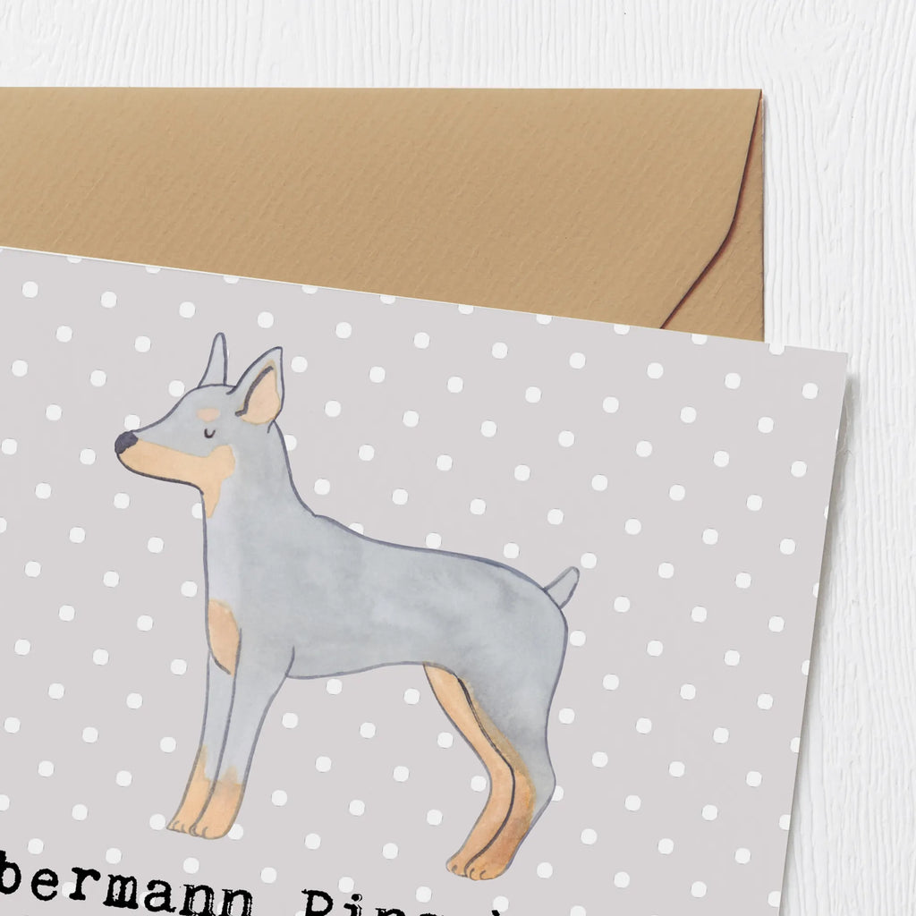 Deluxe Karte Dobermann Pinscher Freund Einladungskarte, Karte, Hochwertige Klappkarte, Grußkarte, Hochwertige Grußkarte, Klappkarte, Glückwunschkarte, Hochzeitskarte, Geburtstagskarte, Hund, Hunderasse, Rassehund, Hundebesitzer, Geschenk, Tierfreund, Schenken, Welpe