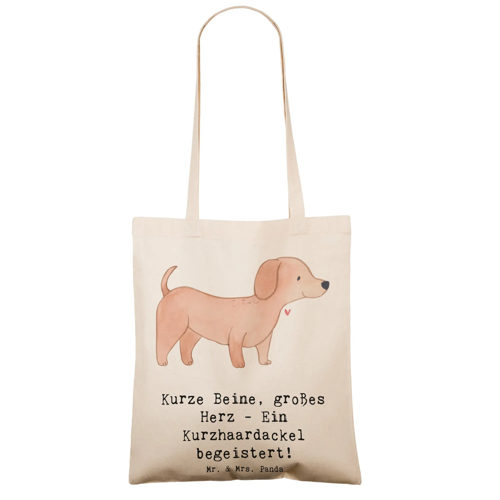 Tote bag Kurze Beine, großes Herz - Ein Kurzhaardackel begeistert! Einkaufstasche, Strandtasche, Shopper, Stoffbeutel, Laptoptasche, Stofftasche, Badetasche, Umhängetasche, Jutebeutel, Tasche, Einkaufstüte, Tragetasche, Beutel, Jutetasche, Schultertasche, Beuteltasche, Hund, Hunderasse, Rassehund, Hundebesitzer, Geschenk, Tierfreund, Schenken, Welpe