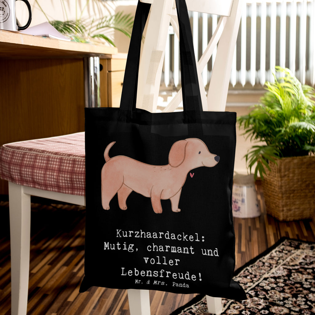 Tote bag Kurzhaardackel: Mutig, charmant und voller Lebensfreude! Stoffbeutel, Shopper, Tragetasche, Stofftasche, Beutel, Jutetasche, Umhängetasche, Einkaufstasche, Badetasche, Einkaufstüte, Tasche, Jutebeutel, Laptoptasche, Beuteltasche, Strandtasche, Schultertasche, Hund, Hunderasse, Rassehund, Hundebesitzer, Geschenk, Tierfreund, Schenken, Welpe