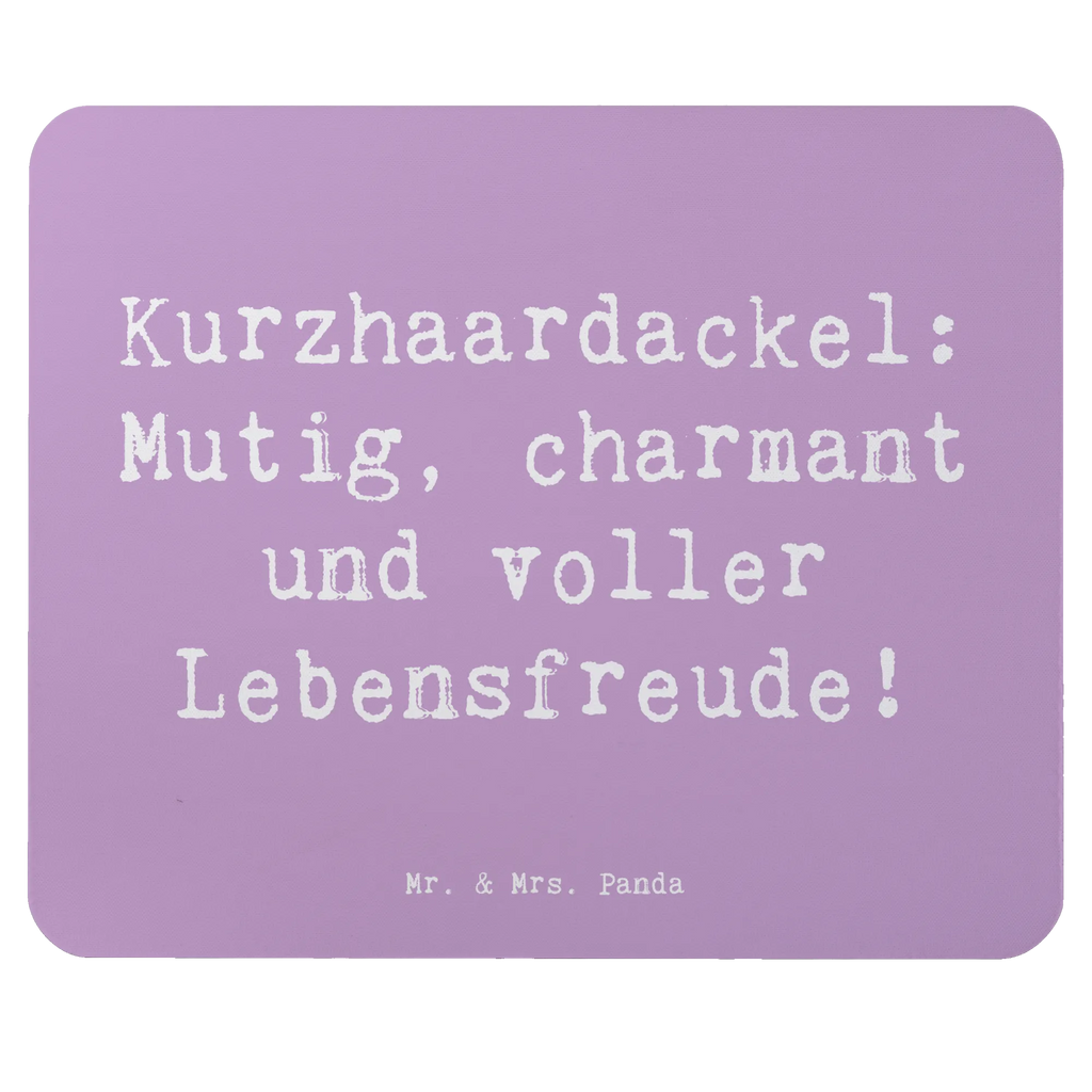 Mouse mat Saying Kurzhaardackel: Mutig, charmant und voller Lebensfreude! Mausunterlage, Mauspad, Computer zubehör, Designer Mauspad, Büroausstattung, Mousepad, Mauspad Büro, Arbeitszimmer, Einzigartiges Mauspad, PC Zubehör, Hund, Hunderasse, Rassehund, Hundebesitzer, Geschenk, Tierfreund, Schenken, Welpe
