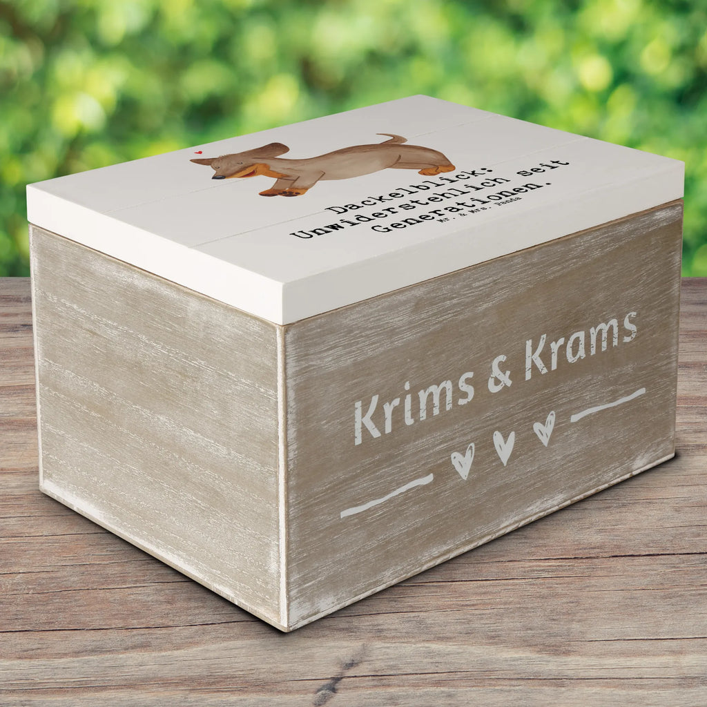 Holzkiste Kurzhaardackel Dackelblick Dekokiste, Holzkiste, Erinnerungskiste, XXL, Geschenkbox, Schatulle, Aufbewahrungsbox, Truhe, Geschenkdose, Erinnerungsbox, Schatzkiste, Kiste, Hund, Hunderasse, Rassehund, Hundebesitzer, Geschenk, Tierfreund, Schenken, Welpe