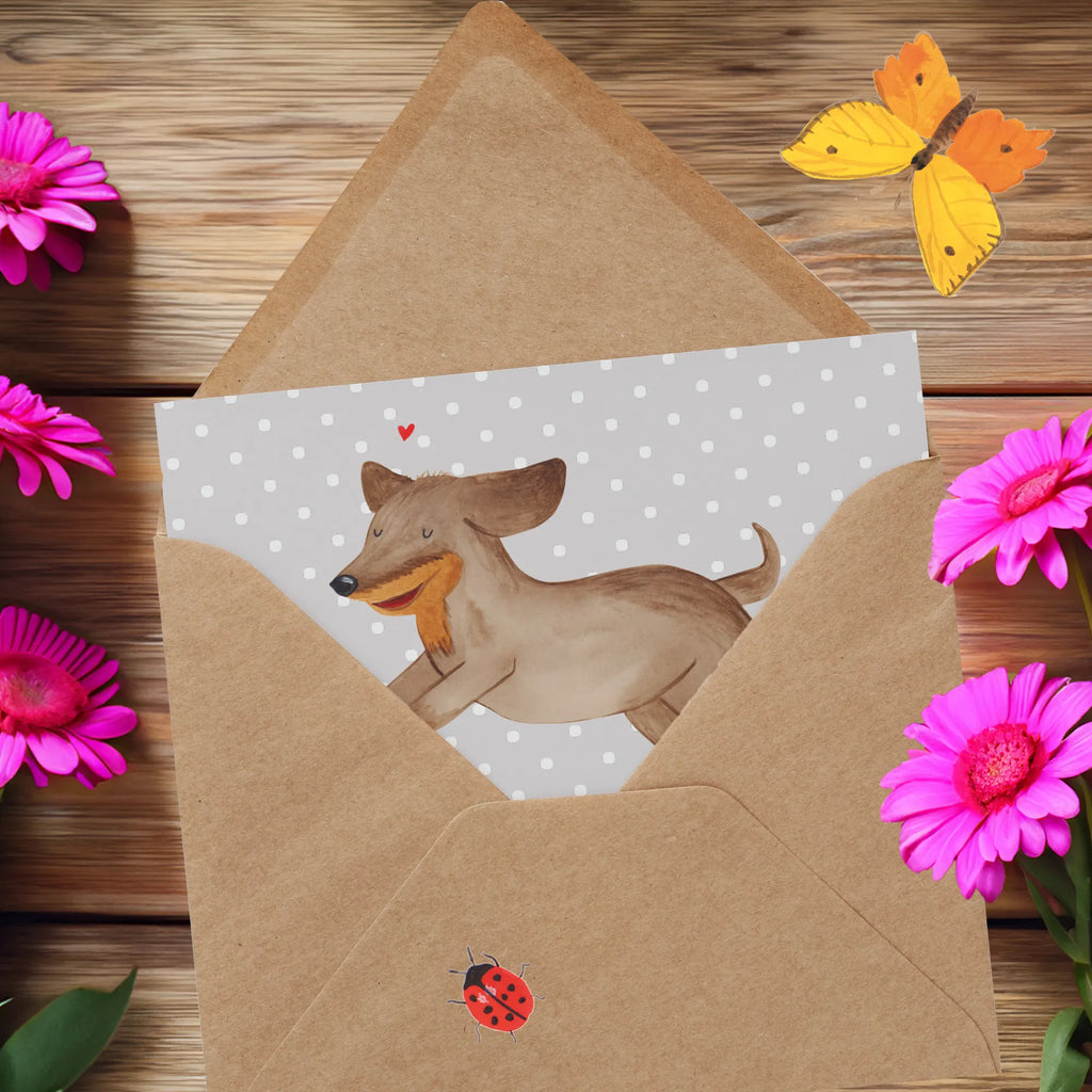 Deluxe Card Dackelblick: Unwiderstehlich seit Generationen. Karte, Hochwertige Klappkarte, Grußkarte, Einladungskarte, Geburtstagskarte, Hochzeitskarte, Glückwunschkarte, Hochwertige Grußkarte, Klappkarte, Hund, Hunderasse, Rassehund, Hundebesitzer, Geschenk, Tierfreund, Schenken, Welpe