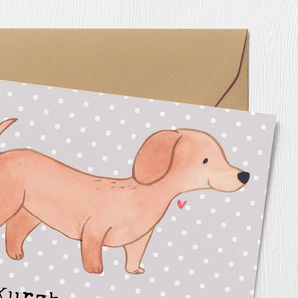 Deluxe Karte Mutiger Dackel Klappkarte, Hochzeitskarte, Grußkarte, Karte, Hochwertige Grußkarte, Geburtstagskarte, Glückwunschkarte, Hochwertige Klappkarte, Einladungskarte, Hund, Hunderasse, Rassehund, Hundebesitzer, Geschenk, Tierfreund, Schenken, Welpe
