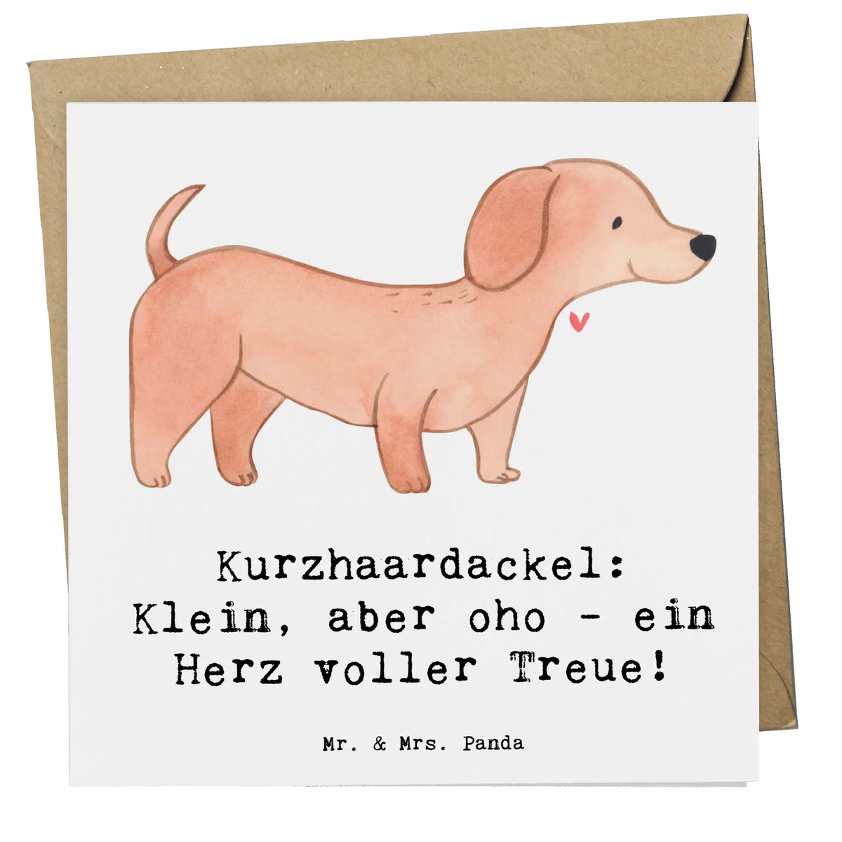 Karta Deluxe Kurzhaardackel: Klein, aber oho - ein Herz voller Treue!