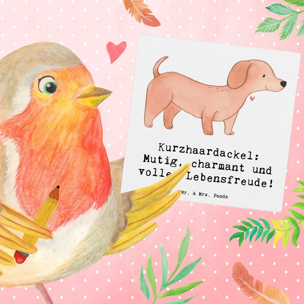 Deluxe Karte Mutiger Dackel Klappkarte, Hochzeitskarte, Grußkarte, Karte, Hochwertige Grußkarte, Geburtstagskarte, Glückwunschkarte, Hochwertige Klappkarte, Einladungskarte, Hund, Hunderasse, Rassehund, Hundebesitzer, Geschenk, Tierfreund, Schenken, Welpe