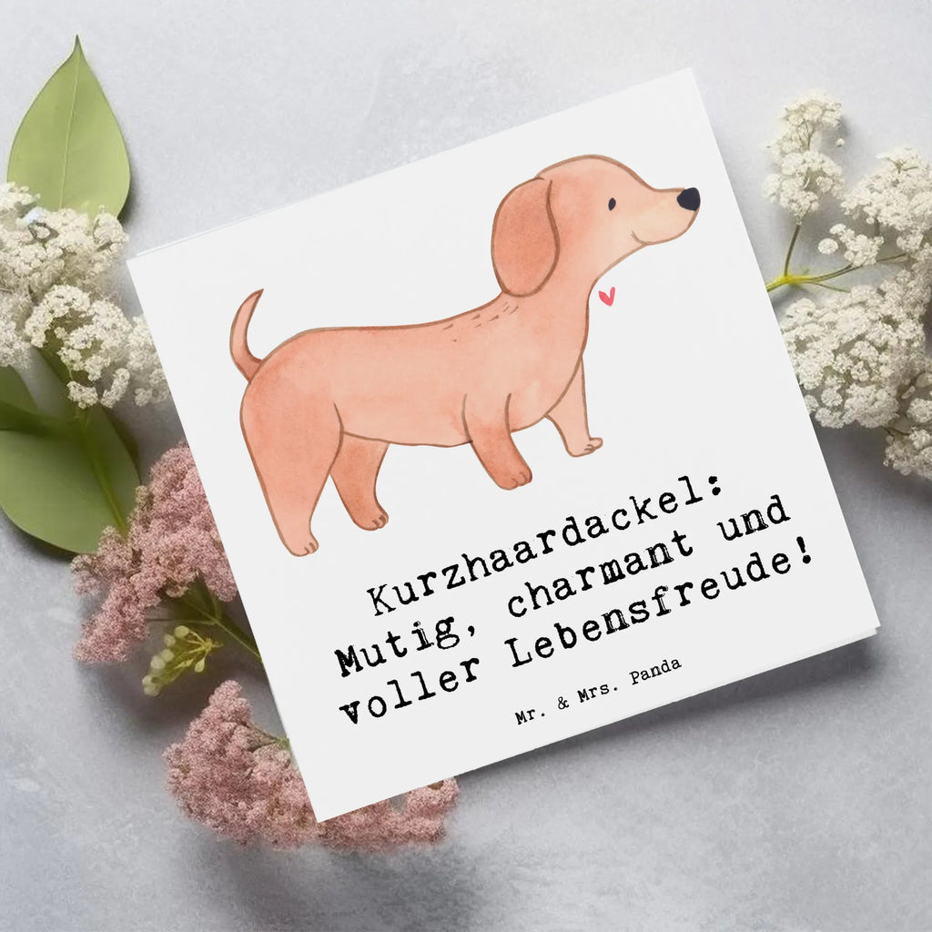 Deluxe Karte Mutiger Dackel Klappkarte, Hochzeitskarte, Grußkarte, Karte, Hochwertige Grußkarte, Geburtstagskarte, Glückwunschkarte, Hochwertige Klappkarte, Einladungskarte, Hund, Hunderasse, Rassehund, Hundebesitzer, Geschenk, Tierfreund, Schenken, Welpe