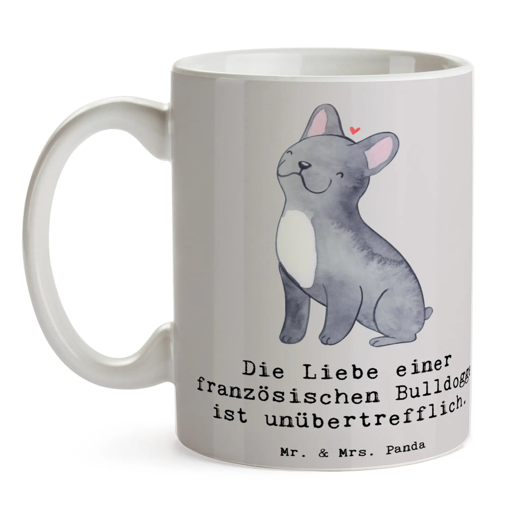 Tasse Französische Bulldogge Liebe Tasse, Geschenktasse, Tasse mit Zitaten, Keramiktasse, Teetasse, Kaffeetasse, Porzellantasse, Bürotasse, Tasse mit Motiven, Hund, Hunderasse, Rassehund, Hundebesitzer, Geschenk, Tierfreund, Schenken, Welpe