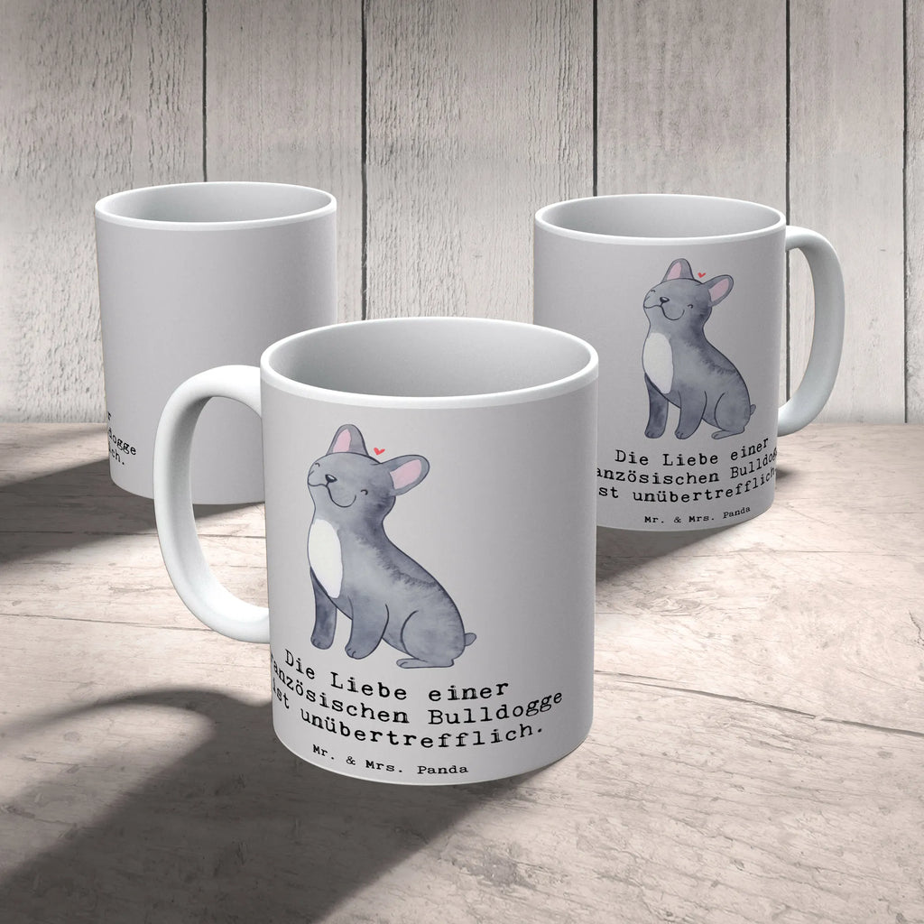 Tasse Französische Bulldogge Liebe Tasse, Geschenktasse, Tasse mit Zitaten, Keramiktasse, Teetasse, Kaffeetasse, Porzellantasse, Bürotasse, Tasse mit Motiven, Hund, Hunderasse, Rassehund, Hundebesitzer, Geschenk, Tierfreund, Schenken, Welpe