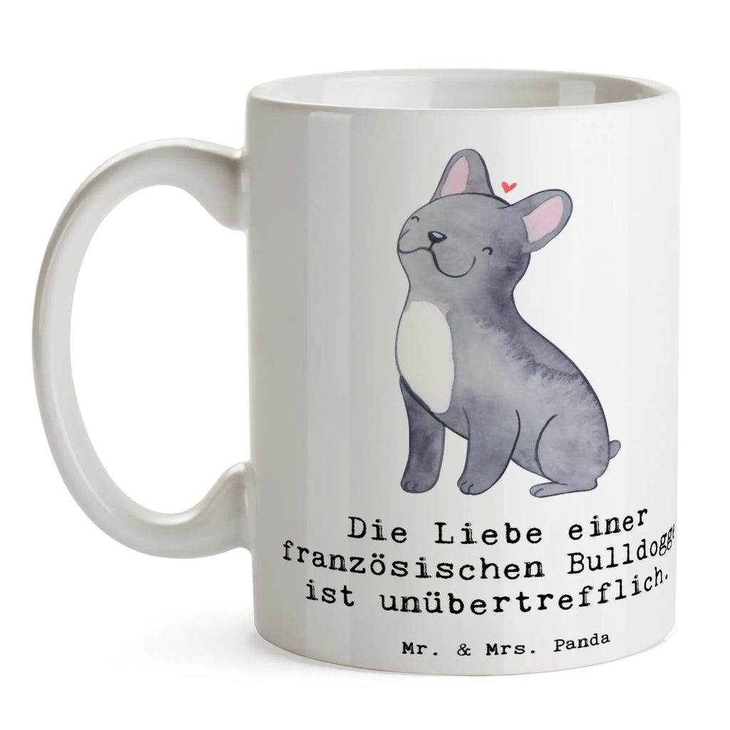 Tasse Französische Bulldogge Liebe Tasse, Geschenktasse, Tasse mit Zitaten, Keramiktasse, Teetasse, Kaffeetasse, Porzellantasse, Bürotasse, Tasse mit Motiven, Hund, Hunderasse, Rassehund, Hundebesitzer, Geschenk, Tierfreund, Schenken, Welpe