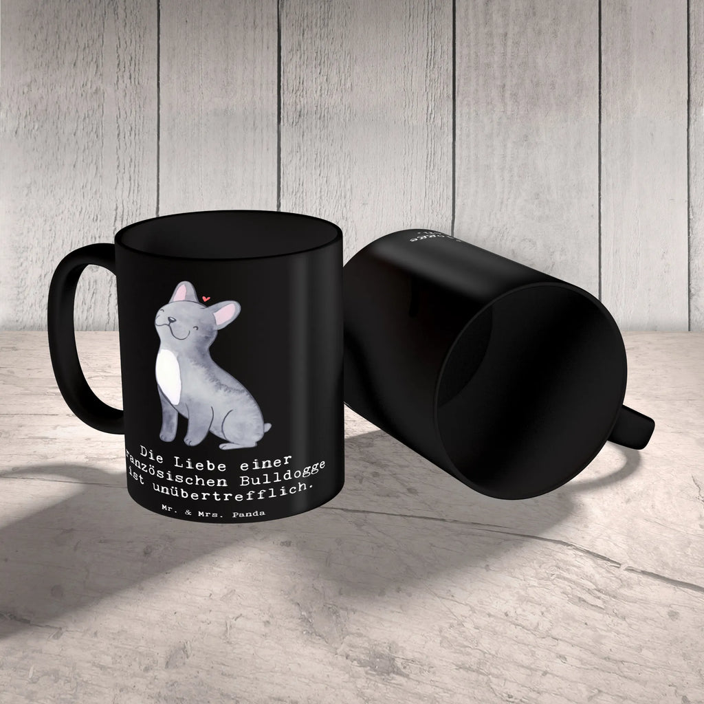 Tasse Französische Bulldogge Liebe Tasse, Geschenktasse, Tasse mit Zitaten, Keramiktasse, Teetasse, Kaffeetasse, Porzellantasse, Bürotasse, Tasse mit Motiven, Hund, Hunderasse, Rassehund, Hundebesitzer, Geschenk, Tierfreund, Schenken, Welpe