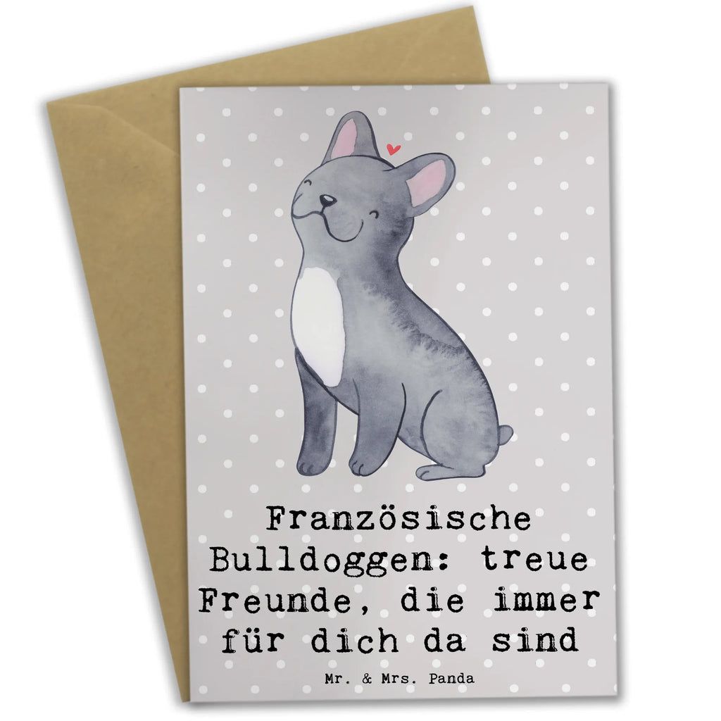 Greetings card Französische Bulldoggen: treue Freunde, die immer für dich da sind Glückwunschkarte, Einladungskarte, Klappkarte, Karte, Ansichtskarten, Hochzeitskarte, Grußkarte, Geburtstagskarte, Hund, Hunderasse, Rassehund, Hundebesitzer, Geschenk, Tierfreund, Schenken, Welpe