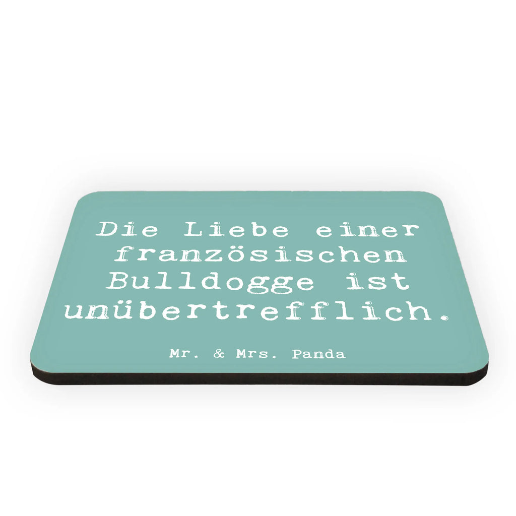 Magnet Saying Die Liebe einer französischen Bulldogge ist unübertrefflich. Souvenir Magnet, Pinnwandmagnet, Notiz Magnet, Whiteboard Magnet, Kühlschrank Dekoration, Kühlschrankmagnet, Dekomagnet, Motivmagnete, Hund, Hunderasse, Rassehund, Hundebesitzer, Geschenk, Tierfreund, Schenken, Welpe