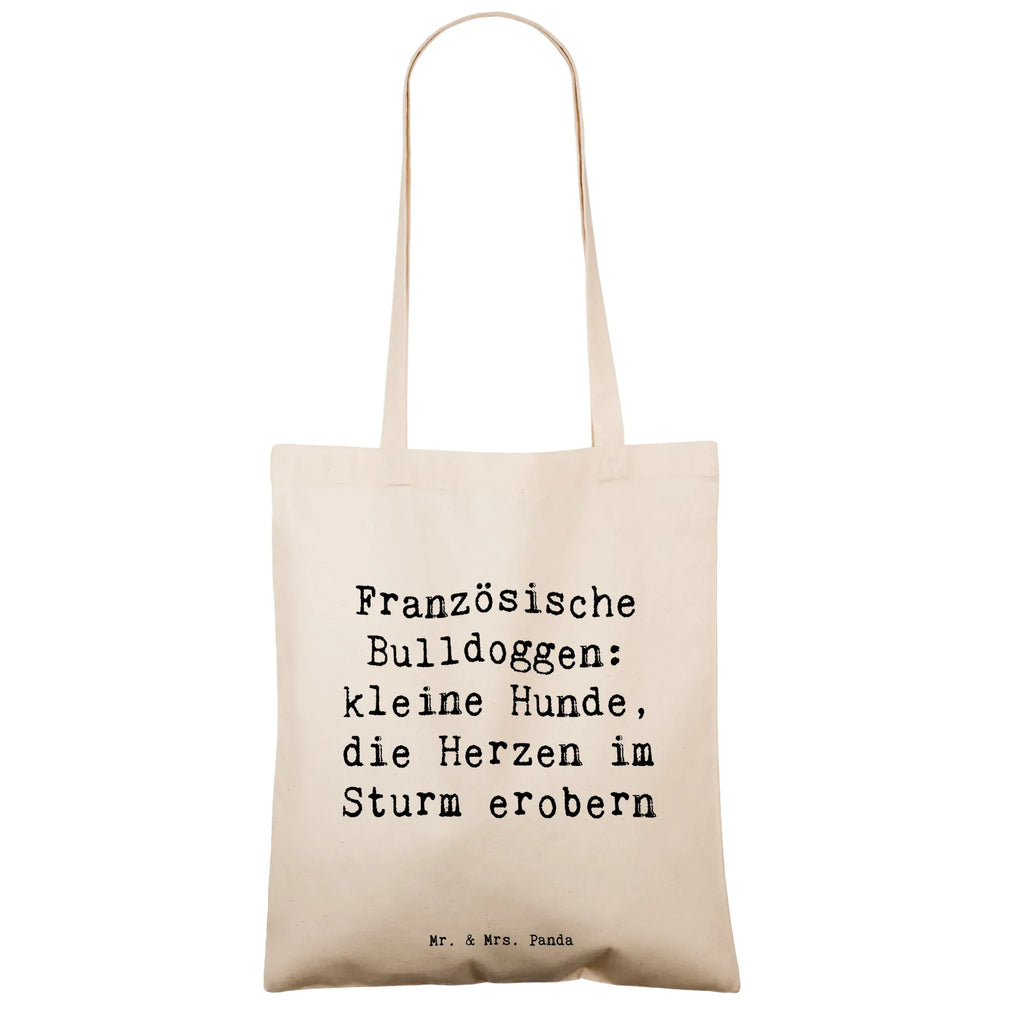 Tote bag Saying Französische Bulldoggen: kleine Hunde, die Herzen im Sturm erobern Beuteltasche, Beutel, Einkaufstasche, Jutebeutel, Stoffbeutel, Tasche, Shopper, Umhängetasche, Strandtasche, Schultertasche, Stofftasche, Tragetasche, Badetasche, Jutetasche, Einkaufstüte, Laptoptasche, Hund, Hunderasse, Rassehund, Hundebesitzer, Geschenk, Tierfreund, Schenken, Welpe