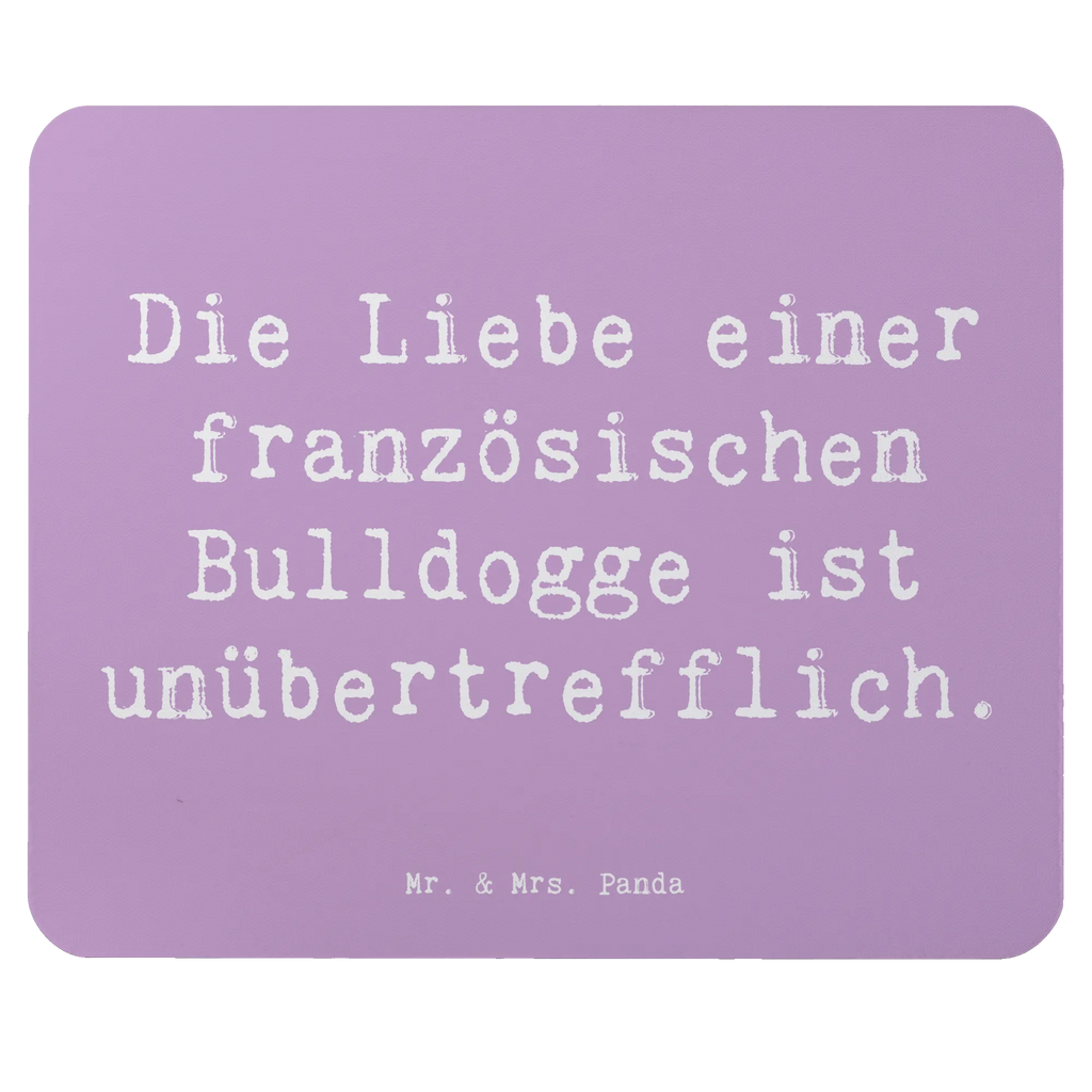 Mouse mat Saying Die Liebe einer französischen Bulldogge ist unübertrefflich. Mausunterlage, Mauspad, Büroausstattung, Einzigartiges Mauspad, Computer zubehör, Arbeitszimmer, Mauspad Büro, PC Zubehör, Designer Mauspad, Mousepad, Hund, Hunderasse, Rassehund, Hundebesitzer, Geschenk, Tierfreund, Schenken, Welpe