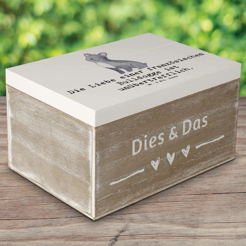 Holzkiste Spruch Französische Bulldogge Liebe Schatzkiste, Holzkiste, Aufbewahrungsbox, Erinnerungskiste, Schatulle, Geschenkbox, XXL, Kiste, Erinnerungsbox, Dekokiste, Geschenkdose, Truhe, Hund, Hunderasse, Rassehund, Hundebesitzer, Geschenk, Tierfreund, Schenken, Welpe