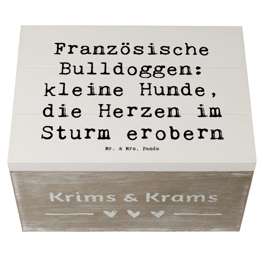 Holzkiste Spruch Französische Bulldogge Geschenkbox, XXL, Erinnerungskiste, Dekokiste, Geschenkdose, Erinnerungsbox, Truhe, Holzkiste, Kiste, Schatzkiste, Aufbewahrungsbox, Schatulle, Hund, Hunderasse, Rassehund, Hundebesitzer, Geschenk, Tierfreund, Schenken, Welpe