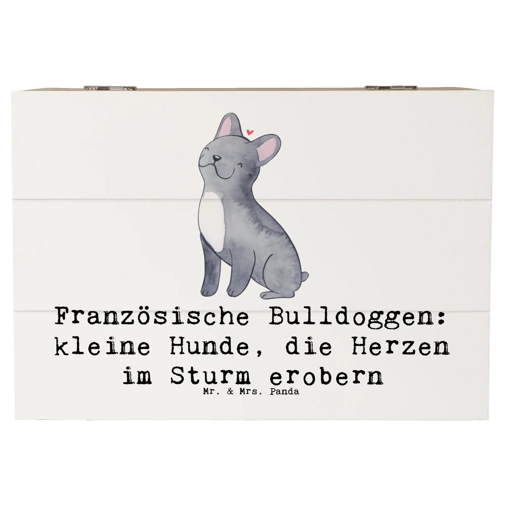 Holzkiste Französische Bulldogge XXL, Erinnerungskiste, Kiste, Geschenkbox, Schatulle, Geschenkdose, Erinnerungsbox, Holzkiste, Truhe, Schatzkiste, Dekokiste, Aufbewahrungsbox, Hund, Hunderasse, Rassehund, Hundebesitzer, Geschenk, Tierfreund, Schenken, Welpe