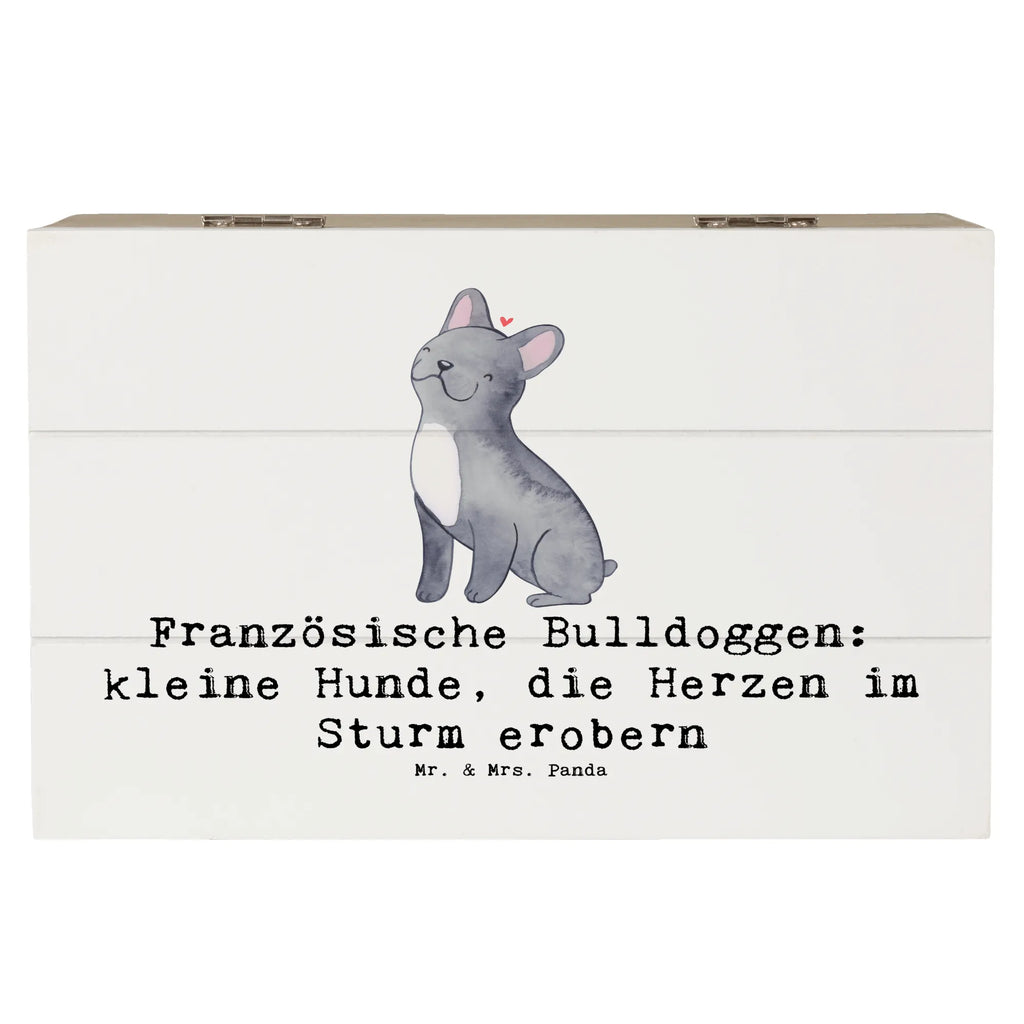 Holzkiste Französische Bulldogge XXL, Erinnerungskiste, Kiste, Geschenkbox, Schatulle, Geschenkdose, Erinnerungsbox, Holzkiste, Truhe, Schatzkiste, Dekokiste, Aufbewahrungsbox, Hund, Hunderasse, Rassehund, Hundebesitzer, Geschenk, Tierfreund, Schenken, Welpe