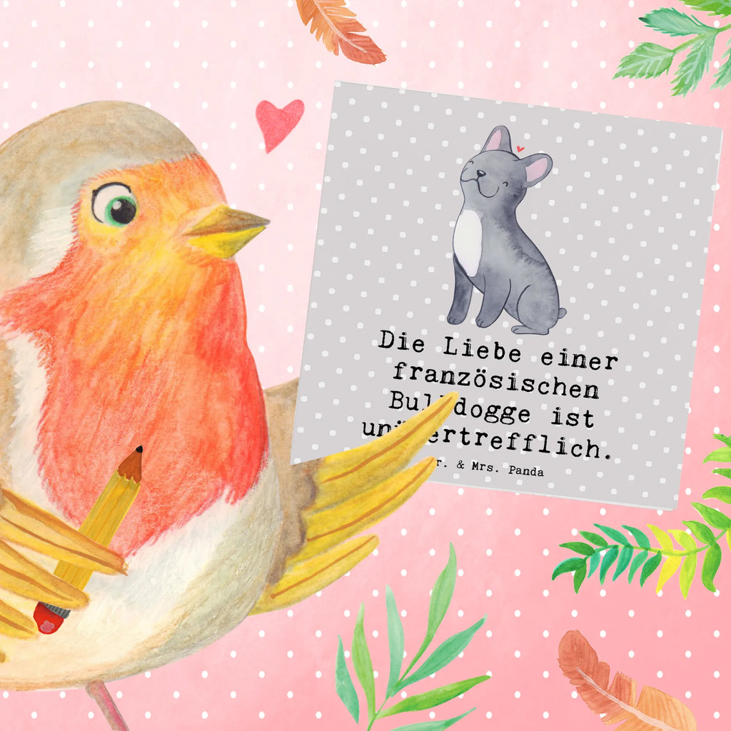 Deluxe Karte Französische Bulldogge Liebe Karte, Hochzeitskarte, Glückwunschkarte, Klappkarte, Grußkarte, Einladungskarte, Hochwertige Klappkarte, Hochwertige Grußkarte, Geburtstagskarte, Hund, Hunderasse, Rassehund, Hundebesitzer, Geschenk, Tierfreund, Schenken, Welpe