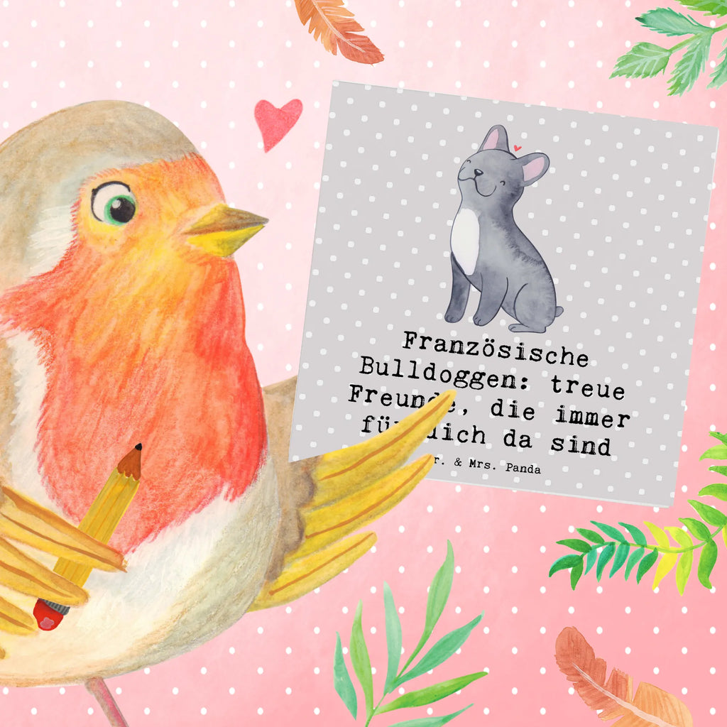 Deluxe Card Französische Bulldoggen: treue Freunde, die immer für dich da sind Hochwertige Klappkarte, Karte, Hochwertige Grußkarte, Glückwunschkarte, Hochzeitskarte, Einladungskarte, Grußkarte, Geburtstagskarte, Klappkarte, Hund, Hunderasse, Rassehund, Hundebesitzer, Geschenk, Tierfreund, Schenken, Welpe