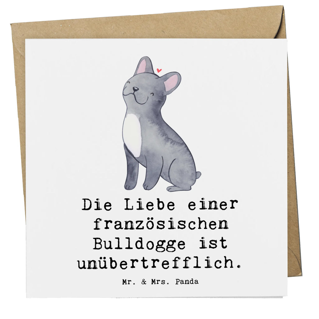 Deluxe Karte Französische Bulldogge Liebe Karte, Hochzeitskarte, Glückwunschkarte, Klappkarte, Grußkarte, Einladungskarte, Hochwertige Klappkarte, Hochwertige Grußkarte, Geburtstagskarte, Hund, Hunderasse, Rassehund, Hundebesitzer, Geschenk, Tierfreund, Schenken, Welpe