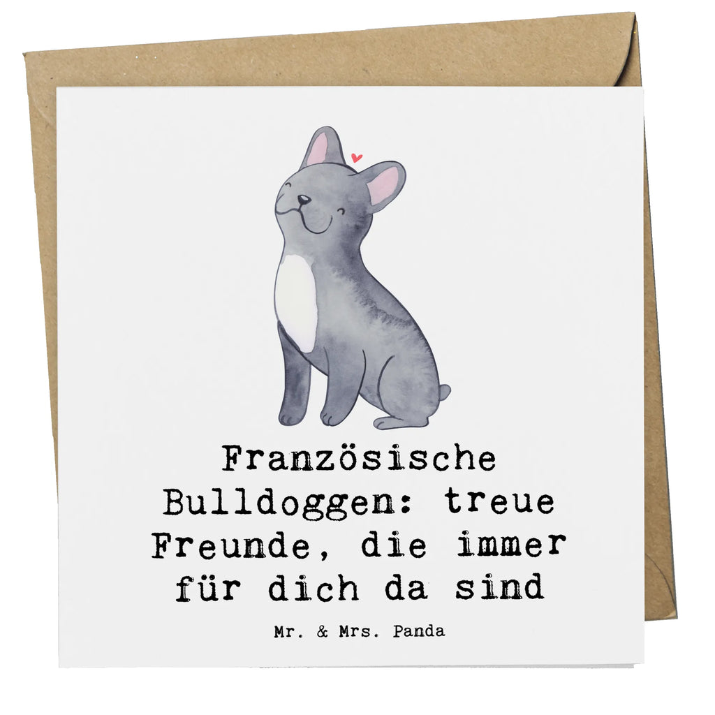 Deluxe Card Französische Bulldoggen: treue Freunde, die immer für dich da sind Hochwertige Klappkarte, Karte, Hochwertige Grußkarte, Glückwunschkarte, Hochzeitskarte, Einladungskarte, Grußkarte, Geburtstagskarte, Klappkarte, Hund, Hunderasse, Rassehund, Hundebesitzer, Geschenk, Tierfreund, Schenken, Welpe