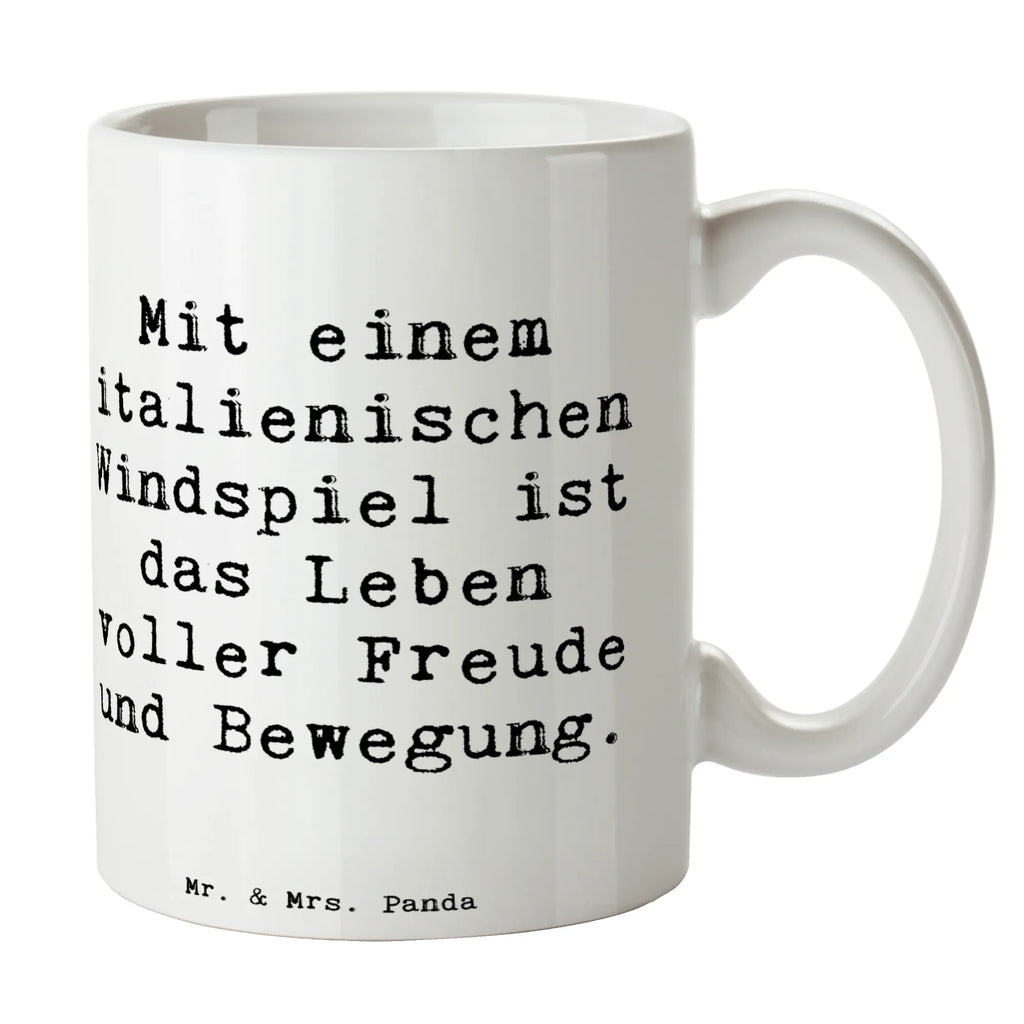 Tasse Spruch Italienisches Windspiel Glück Tasse mit Zitaten, Keramiktasse, Bürotasse, Geschenktasse, Tasse, Tasse mit Motiven, Kaffeetasse, Teetasse, Porzellantasse, Hund, Hunderasse, Rassehund, Hundebesitzer, Geschenk, Tierfreund, Schenken, Welpe