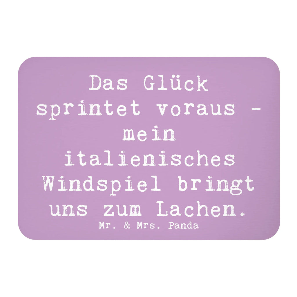Magnet Saying Das Glück sprintet voraus - mein italienisches Windspiel bringt uns zum Lachen. Whiteboard Magnet, Dekomagnet, Notiz Magnet, Kühlschrankmagnet, Pinnwandmagnet, Motivmagnete, Kühlschrank Dekoration, Souvenir Magnet, Hund, Hunderasse, Rassehund, Hundebesitzer, Geschenk, Tierfreund, Schenken, Welpe