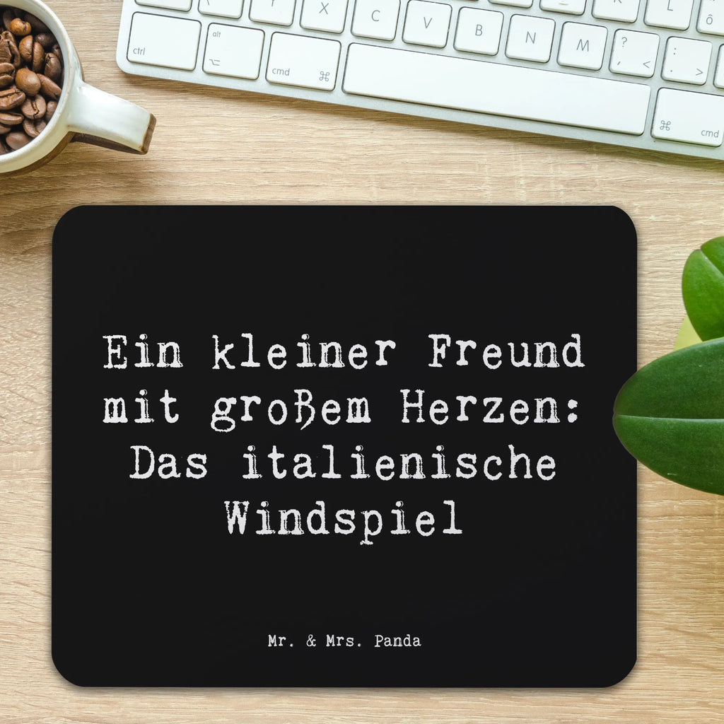 Mouse mat Saying Ein kleiner Freund mit großem Herzen: Das italienische Windspiel Mausunterlage, Computer zubehör, Mousepad, Büroausstattung, PC Zubehör, Einzigartiges Mauspad, Mauspad, Mauspad Büro, Designer Mauspad, Arbeitszimmer, Hund, Hunderasse, Rassehund, Hundebesitzer, Geschenk, Tierfreund, Schenken, Welpe