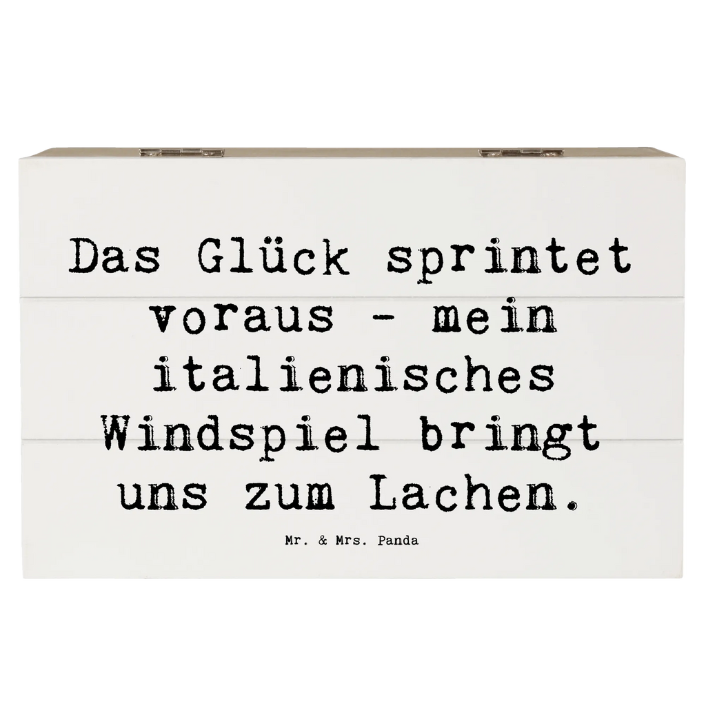 Holzkiste Spruch Italienisches Windspiel Glück Aufbewahrungsbox, Kiste, Geschenkdose, Erinnerungskiste, Schatulle, Geschenkbox, XXL, Erinnerungsbox, Dekokiste, Holzkiste, Schatzkiste, Truhe, Hund, Hunderasse, Rassehund, Hundebesitzer, Geschenk, Tierfreund, Schenken, Welpe