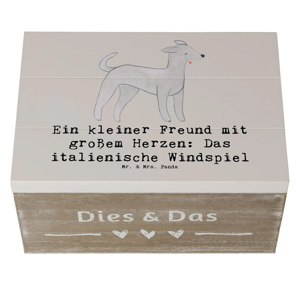 Holzkiste Italienisches Windspiel Erinnerungsbox, Erinnerungskiste, Dekokiste, Geschenkbox, Kiste, Holzkiste, Schatulle, Truhe, XXL, Aufbewahrungsbox, Geschenkdose, Schatzkiste, Hund, Hunderasse, Rassehund, Hundebesitzer, Geschenk, Tierfreund, Schenken, Welpe