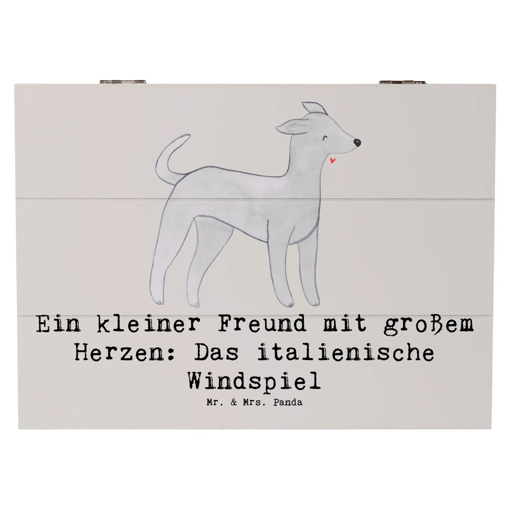 Holzkiste Italienisches Windspiel Erinnerungsbox, Erinnerungskiste, Dekokiste, Geschenkbox, Kiste, Holzkiste, Schatulle, Truhe, XXL, Aufbewahrungsbox, Geschenkdose, Schatzkiste, Hund, Hunderasse, Rassehund, Hundebesitzer, Geschenk, Tierfreund, Schenken, Welpe