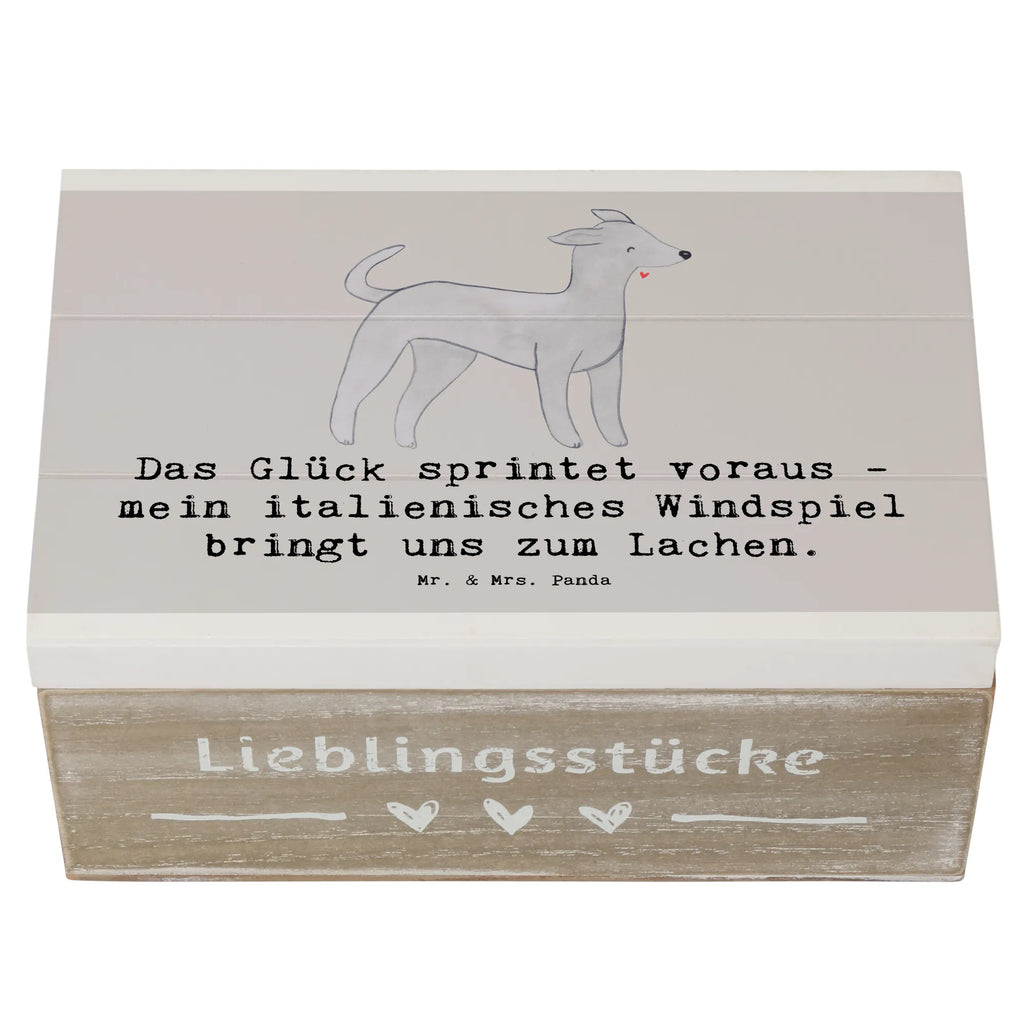 Holzkiste Italienisches Windspiel Glück Kiste, Holzkiste, Erinnerungsbox, Geschenkbox, Schatulle, Geschenkdose, XXL, Erinnerungskiste, Truhe, Schatzkiste, Aufbewahrungsbox, Dekokiste, Hund, Hunderasse, Rassehund, Hundebesitzer, Geschenk, Tierfreund, Schenken, Welpe