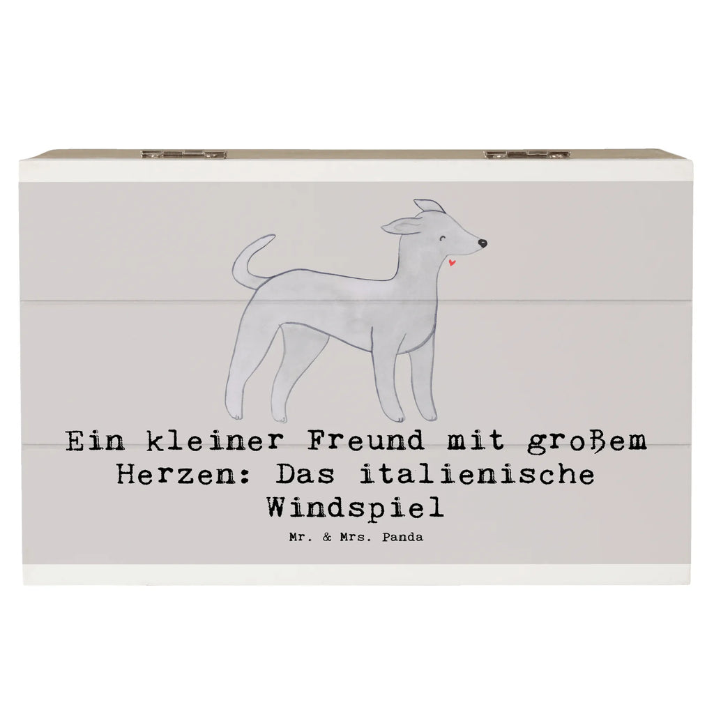 Holzkiste Italienisches Windspiel Erinnerungsbox, Erinnerungskiste, Dekokiste, Geschenkbox, Kiste, Holzkiste, Schatulle, Truhe, XXL, Aufbewahrungsbox, Geschenkdose, Schatzkiste, Hund, Hunderasse, Rassehund, Hundebesitzer, Geschenk, Tierfreund, Schenken, Welpe