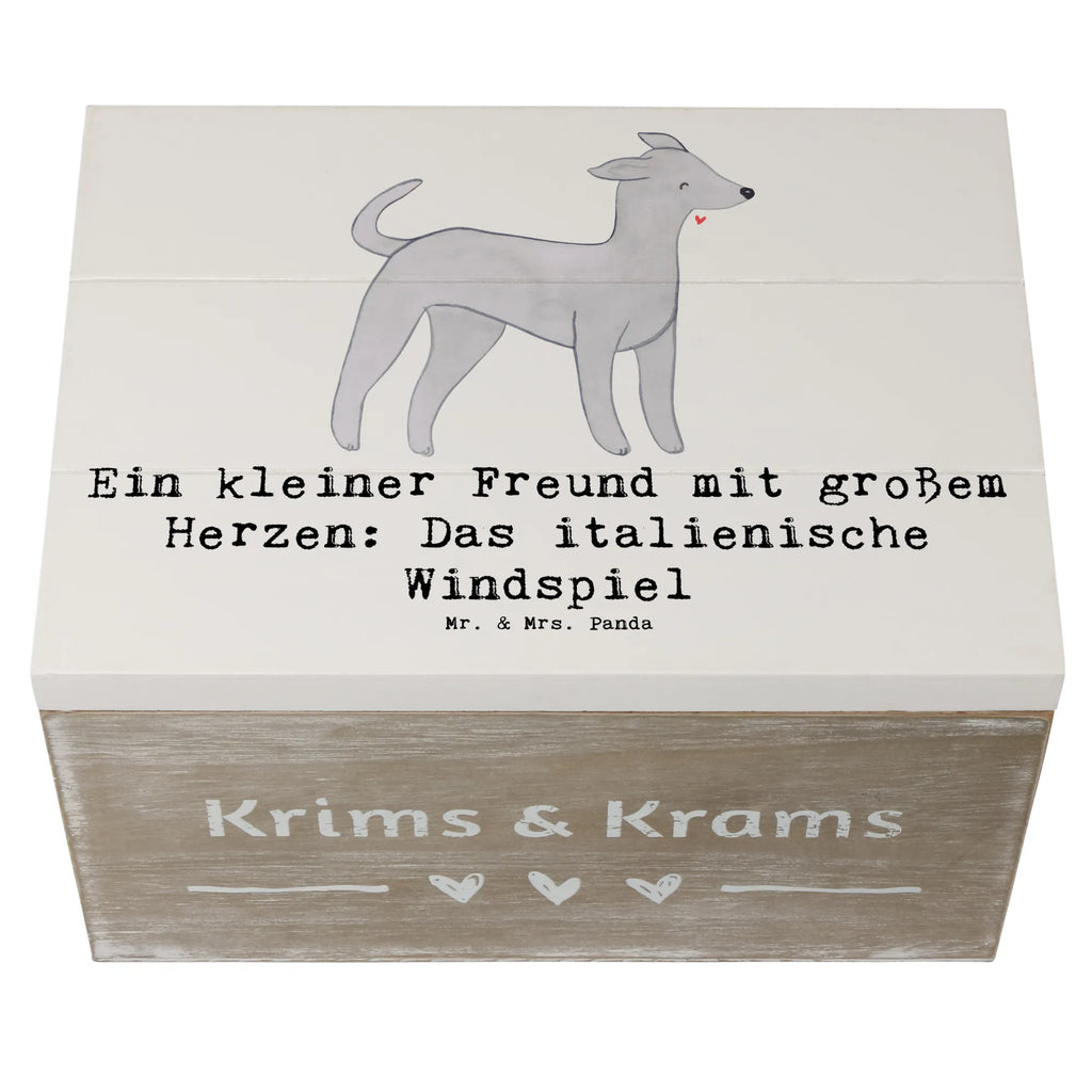 Holzkiste Italienisches Windspiel Erinnerungsbox, Erinnerungskiste, Dekokiste, Geschenkbox, Kiste, Holzkiste, Schatulle, Truhe, XXL, Aufbewahrungsbox, Geschenkdose, Schatzkiste, Hund, Hunderasse, Rassehund, Hundebesitzer, Geschenk, Tierfreund, Schenken, Welpe