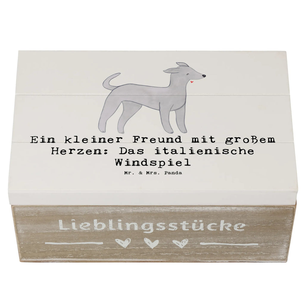 Holzkiste Italienisches Windspiel Erinnerungsbox, Erinnerungskiste, Dekokiste, Geschenkbox, Kiste, Holzkiste, Schatulle, Truhe, XXL, Aufbewahrungsbox, Geschenkdose, Schatzkiste, Hund, Hunderasse, Rassehund, Hundebesitzer, Geschenk, Tierfreund, Schenken, Welpe