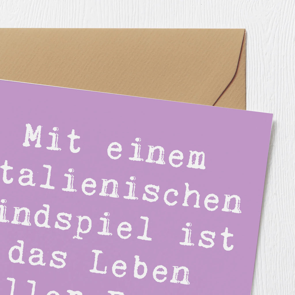 Deluxe Karte Spruch Italienisches Windspiel Glück Hochwertige Grußkarte, Grußkarte, Geburtstagskarte, Einladungskarte, Hochzeitskarte, Klappkarte, Hochwertige Klappkarte, Karte, Glückwunschkarte, Hund, Hunderasse, Rassehund, Hundebesitzer, Geschenk, Tierfreund, Schenken, Welpe