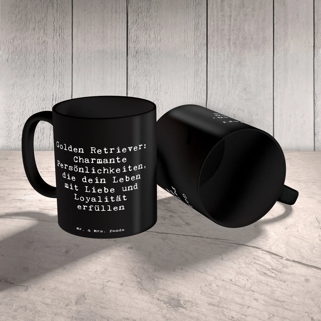 Mug Saying Golden Retriever: Charmante Persönlichkeiten, die dein Leben mit Liebe und Loyalität erfüllen Tasse, Bürotasse, Geschenktasse, Tasse mit Motiven, Teetasse, Keramiktasse, Porzellantasse, Kaffeetasse, Tasse mit Zitaten, Hund, Hunderasse, Rassehund, Hundebesitzer, Geschenk, Tierfreund, Schenken, Welpe