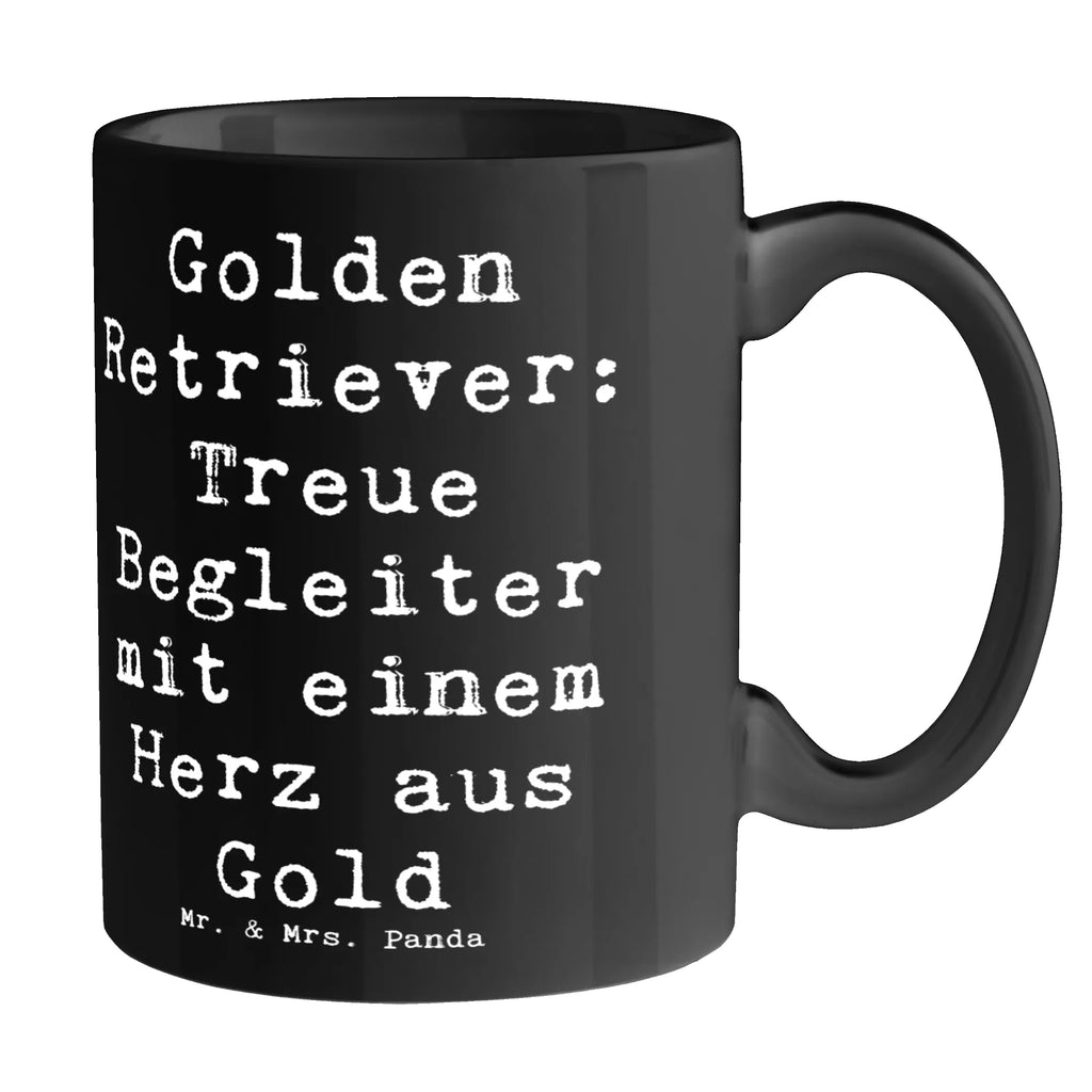Mug Saying Golden Retriever: Treue Begleiter mit einem Herz aus Gold Keramiktasse, Porzellantasse, Teetasse, Geschenktasse, Kaffeetasse, Tasse mit Zitaten, Tasse, Bürotasse, Tasse mit Motiven, Hund, Hunderasse, Rassehund, Hundebesitzer, Geschenk, Tierfreund, Schenken, Welpe