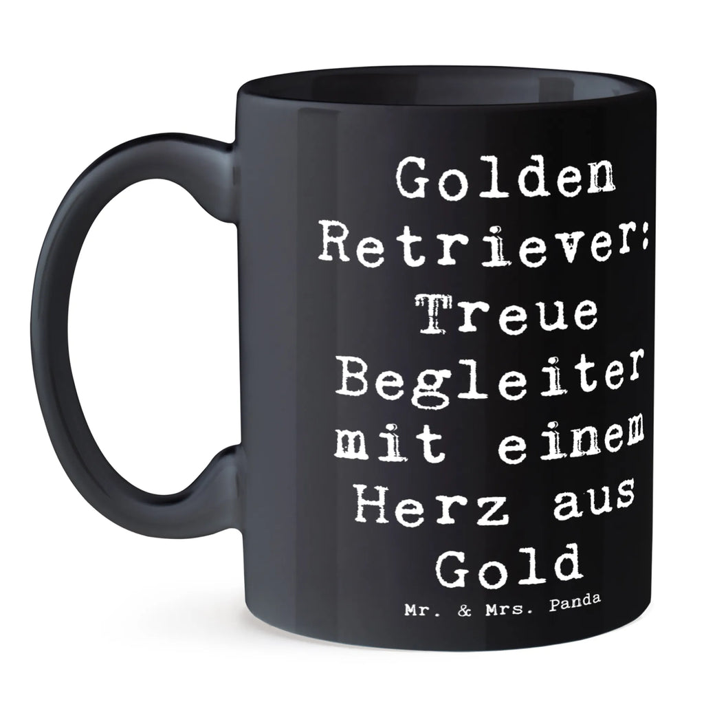 Mug Saying Golden Retriever: Treue Begleiter mit einem Herz aus Gold Keramiktasse, Porzellantasse, Teetasse, Geschenktasse, Kaffeetasse, Tasse mit Zitaten, Tasse, Bürotasse, Tasse mit Motiven, Hund, Hunderasse, Rassehund, Hundebesitzer, Geschenk, Tierfreund, Schenken, Welpe