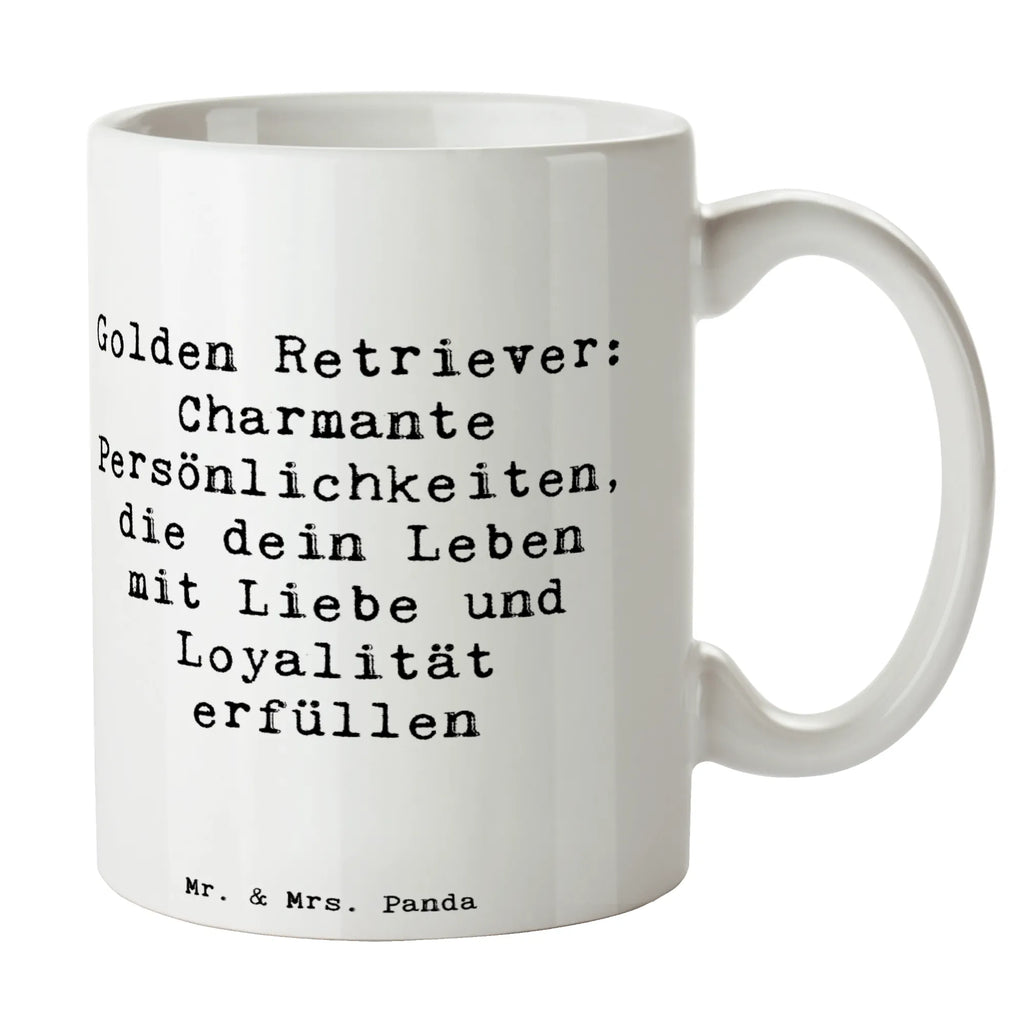 Mug Saying Golden Retriever: Charmante Persönlichkeiten, die dein Leben mit Liebe und Loyalität erfüllen Tasse, Bürotasse, Geschenktasse, Tasse mit Motiven, Teetasse, Keramiktasse, Porzellantasse, Kaffeetasse, Tasse mit Zitaten, Hund, Hunderasse, Rassehund, Hundebesitzer, Geschenk, Tierfreund, Schenken, Welpe