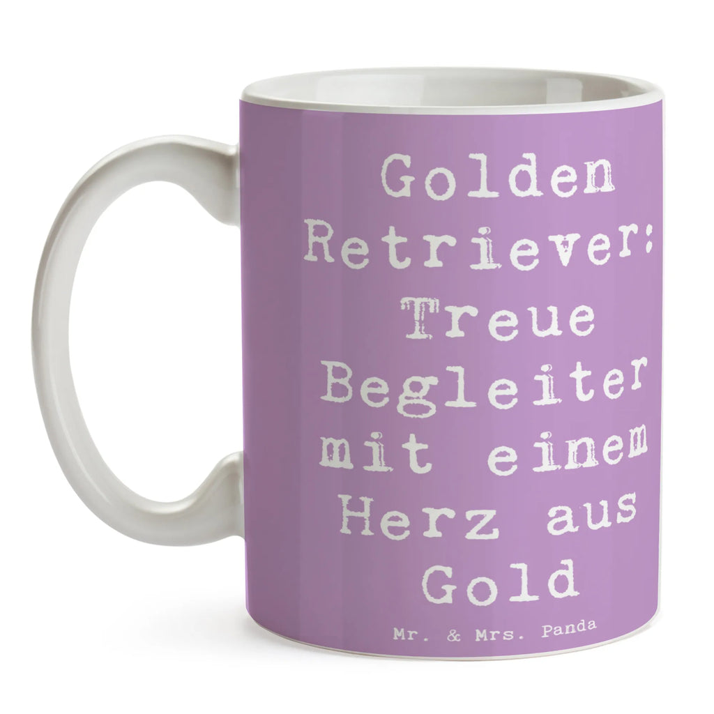 Mug Saying Golden Retriever: Treue Begleiter mit einem Herz aus Gold Keramiktasse, Porzellantasse, Teetasse, Geschenktasse, Kaffeetasse, Tasse mit Zitaten, Tasse, Bürotasse, Tasse mit Motiven, Hund, Hunderasse, Rassehund, Hundebesitzer, Geschenk, Tierfreund, Schenken, Welpe