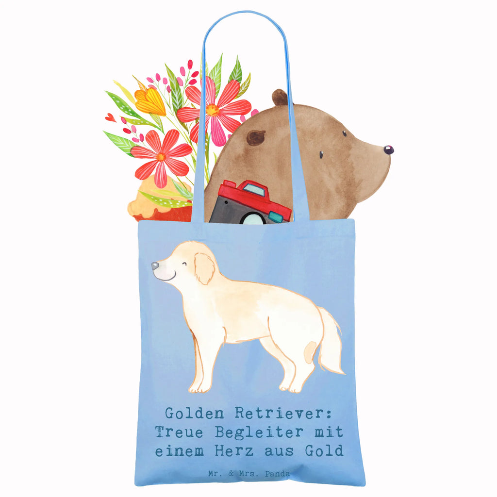 Tote bag Golden Retriever: Treue Begleiter mit einem Herz aus Gold Stofftasche, Einkaufstasche, Strandtasche, Stoffbeutel, Jutetasche, Jutebeutel, Tragetasche, Beuteltasche, Beutel, Tasche, Laptoptasche, Shopper, Umhängetasche, Badetasche, Einkaufstüte, Schultertasche, Hund, Hunderasse, Rassehund, Hundebesitzer, Geschenk, Tierfreund, Schenken, Welpe