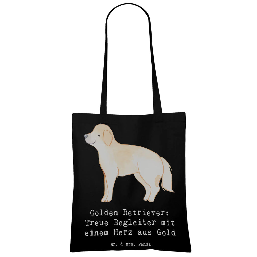 Tote bag Golden Retriever: Treue Begleiter mit einem Herz aus Gold Stofftasche, Einkaufstasche, Strandtasche, Stoffbeutel, Jutetasche, Jutebeutel, Tragetasche, Beuteltasche, Beutel, Tasche, Laptoptasche, Shopper, Umhängetasche, Badetasche, Einkaufstüte, Schultertasche, Hund, Hunderasse, Rassehund, Hundebesitzer, Geschenk, Tierfreund, Schenken, Welpe